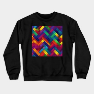 Pixel Art Repeating Pattern Crewneck Sweatshirt